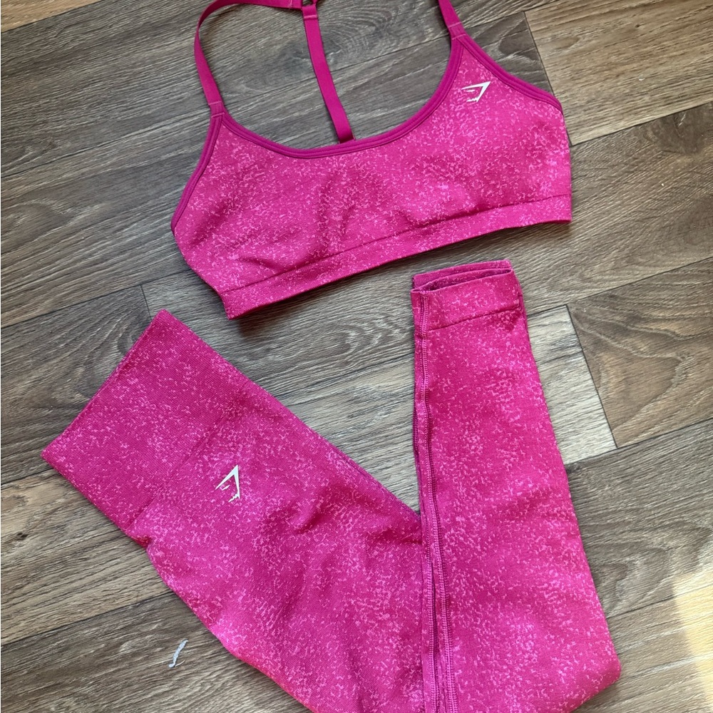 Gymshark Vibrant Pink Activewear Set